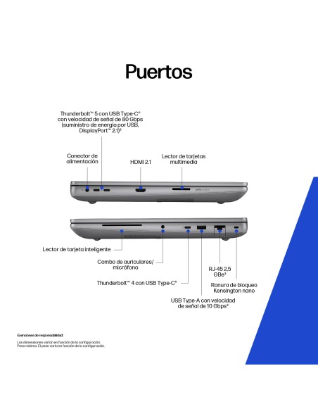 HP ZBook Fury G1i Wolf Pro Security Edition Intel Core Ultra 7 265HX Estación de trabajo móvil 40,6 cm (16") WUXGA 32 GB