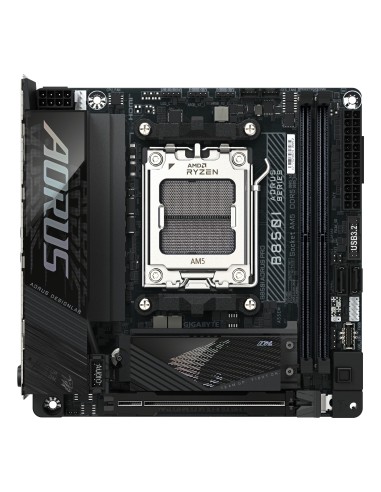GIGABYTE B850I AORUS PRO Placa Base - Compatible con procesadores AMD Ryzen Serie 9000, VRM digital de 8+2+1 fases, hasta