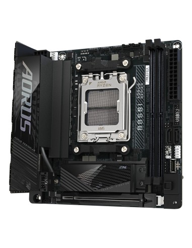GIGABYTE B850I AORUS PRO Placa Base - Compatible con procesadores AMD Ryzen Serie 9000, VRM digital de 8+2+1 fases, hasta