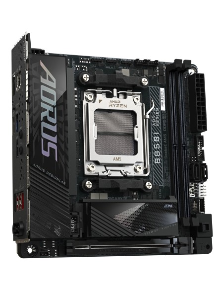 GIGABYTE B850I AORUS PRO Placa Base - Compatible con procesadores AMD Ryzen Serie 9000, VRM digital de 8+2+1 fases, hasta