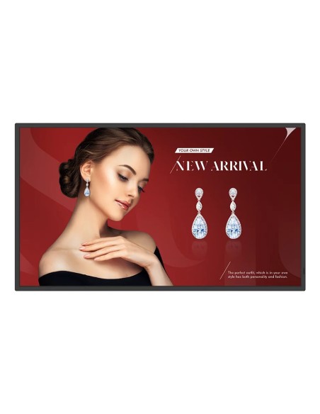 BenQ ST4302S Pantalla plana para señalización digital 109,2 cm (43") LED 400 cd   m² 4K Ultra HD Negro Procesador incorporado