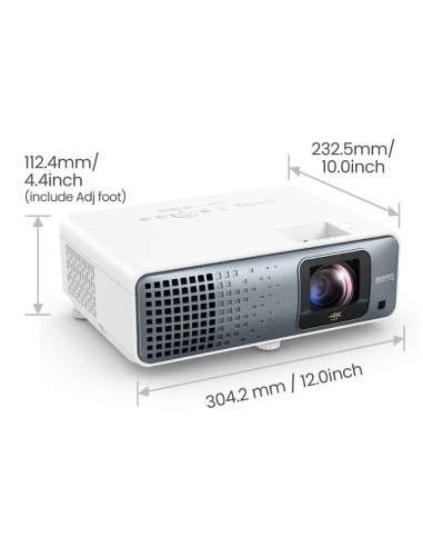 BenQ TK710STi Proyector de corto alcance 3200 lúmenes ANSI DLP UHD 4K (3840x2160) 3D Negro, Blanco