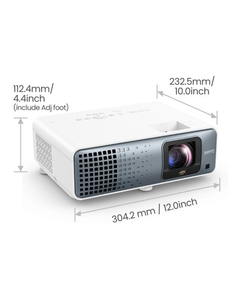 BenQ TK710STi Proyector de corto alcance 3200 lúmenes ANSI DLP UHD 4K (3840x2160) 3D Negro, Blanco
