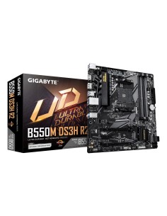 GIGABYTE B550M DS3H R2 Placa base - Procesadores AMD Ryzen 5000, VRM de 5+3 fases, hasta 4733 MHz DDR4 (O.C.), 1x M.2 PCIe 4.0