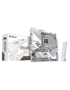 GIGABYTE B850M AORUS ELITE WIFI6E ICE Placa Base - Procesadores AMD Ryzen Serie 9000, 12+2+1 fases VRM digitales, hasta 8200MHz 2