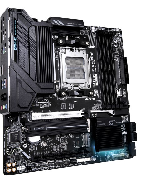 GIGABYTE B850M GAMING X WIFI6E Placa Base - Procesadores AMD Ryzen Serie 9000, VRM Digital 10+2+2 fases, hasta 8200MHz DDR5