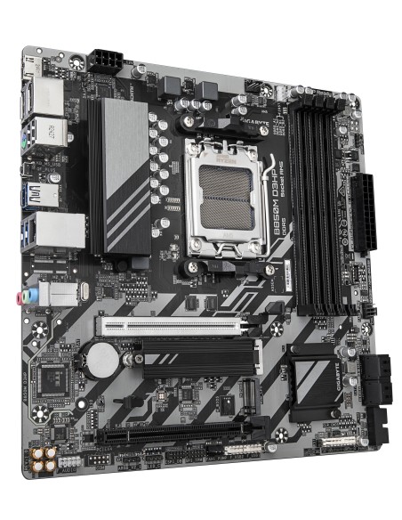 GIGABYTE B850M D3HP Placa Base - Procesadores AMD Ryzen Serie 9000, 5+2+2 fases VRM digitales, hasta 8200MHz DDR5 (OC), 1xPCIe