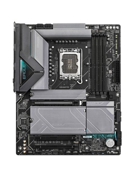 GIGABYTE Z890 EAGLE Placa Base - Compatible con CPUs Intel Core Ultra (Serie 2), VRM de 14+1+2 fases, hasta 8800MHz DDR5 (OC),