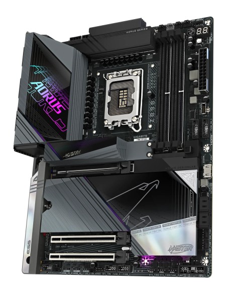 GIGABYTE Placa base Z890 AORUS MASTER - Compatible con CPUs Intel Core Ultra (Serie 2), VRM de 18+1+2 fases, hasta 9500MHz DDR5