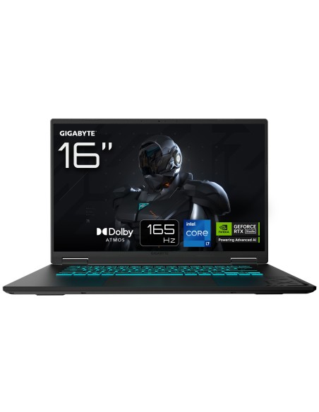 GIGABYTE GAMING A16 CVH Portátil Gaming – 16,0“, 165Hz WUXGA, Intel Core i7-13620H, NVIDIA RTX 5060, 16GB DDR5 5200MHz, 1 x SSD