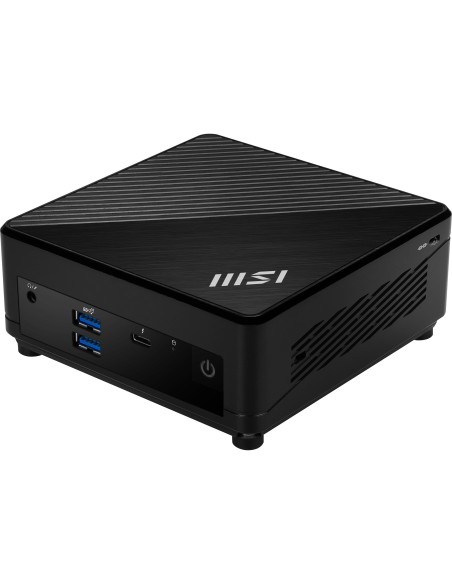MSI Cubi 5 12M-001EU PCs estación de trabajo Intel® Core™ i7 i7-1255U 16 GB DDR4-SDRAM 512 GB SSD Windows 11 Home Mini PC Negro
