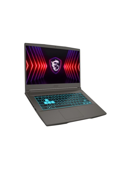 MSI Thin 15 B13VE-2655XES Intel® Core™ i7 i7-13620H Portátil 39,6 cm (15.6") Full HD 16 GB DDR4-SDRAM 512 GB SSD NVIDIA GeForce