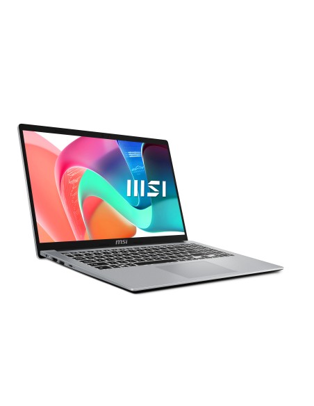 MSI Modern 15 F1MG-256XES Intel Core 5 120U Portátil 39,6 cm (15.6") Full HD 16 GB DDR4-SDRAM 512 GB SSD Wi-Fi 6E (802.11ax)