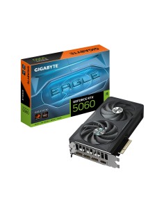GIGABYTE GeForce RTX 5060 EAGLE OC 8G Tarjeta Gráfica - 8GB GDDR7, 128bit, PCI-E 5.0, 2550 MHz Frecuencia del núcleo, 3 x