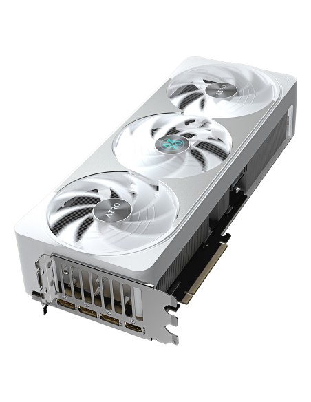 GIGABYTE GeForce RTX 5070 Ti AERO OC 16G Tarjeta Gráfica - 16GB GDDR7, 256 bits, PCI-E 5.0, 2588 MHz Core Clock, 3 x DP 2.1a, 1