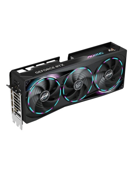 GIGABYTE AORUS GeForce RTX 5080 MASTER 16G Tarjeta Gráfica - 16GB GDDR7, 256 bits, PCI-E 5.0, 2805MHz Core Clock, 3 x