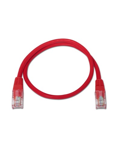 AISENS A133-0188 cable de red Rojo 1 m Cat5e U UTP (UTP)