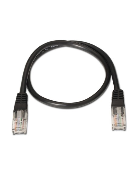 AISENS A133-0202 cable de red Negro 0,5 m Cat5e U UTP (UTP)