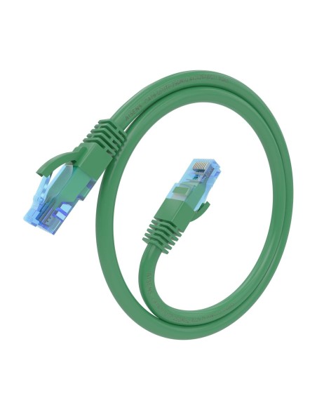 AISENS Cable De Red Latiguillo RJ45 Cat.6 UTP AWG26 CCA, Verde, 30 cm