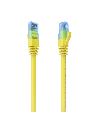 AISENS Cable De Red Latiguillo RJ45 Cat.6 UTP AWG26 CCA, Amarillo, 1.5 m