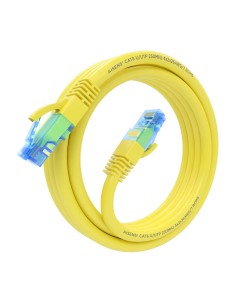 AISENS Cable De Red Latiguillo RJ45 Cat.6 UTP AWG26 CCA, Amarillo, 3.0 m 2