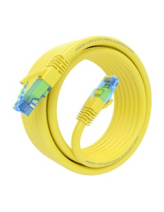 AISENS Cable De Red Latiguillo RJ45 Cat.6 UTP AWG26 CCA, Amarillo, 4.0 m 2