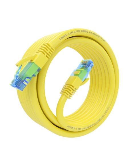 AISENS A135-0838 cable de red Amarillo 5 m Cat6 U UTP (UTP)