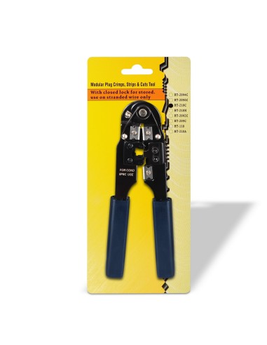 AISENS A142-0310 crimpadora Herramienta para prensar Negro, Azul