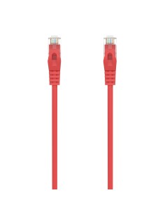 AISENS Cable de Red Latiguillo RJ45 LSZH Cat.6A 500 Mhz UTP AWG24, Rojo, 1.0M