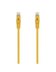 AISENS Cable de Red Latiguillo RJ45 LSZH Cat.6A 500 Mhz UTP AWG24, Amarillo, 30CM