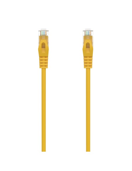 AISENS Cable de Red Latiguillo RJ45 LSZH Cat.6A 500 Mhz UTP AWG24, Amarillo, 30CM