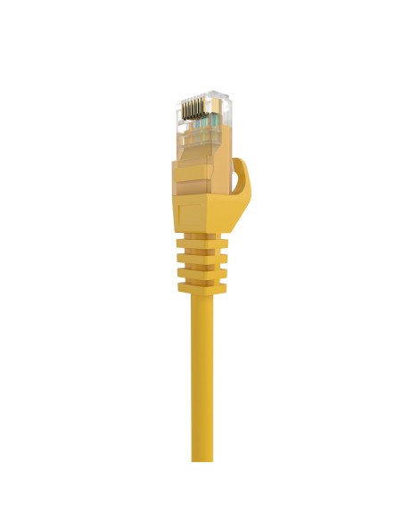 AISENS Cable de Red Latiguillo RJ45 LSZH Cat.6A 500 Mhz UTP AWG24, Amarillo, 2.0M