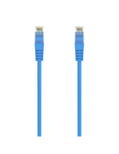 AISENS Cable de Red Latiguillo RJ45 LSZH Cat.6A 500 Mhz UTP AWG24, Azul, 3.0M