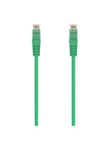 AISENS Cable de Red Latiguillo RJ45 LSZH Cat.6A 500 Mhz UTP AWG24, Verde, 30CM