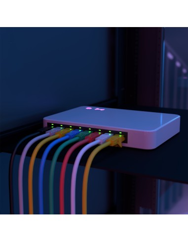 AISENS Cable de Red Latiguillo RJ45 LSZH Cat.6A 500 Mhz UTP AWG24, Verde, 25CM