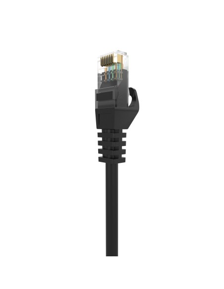 AISENS Cable de Red Latiguillo RJ45 LSZH Cat.6A 500 Mhz UTP AWG24, Negro, 1.0M