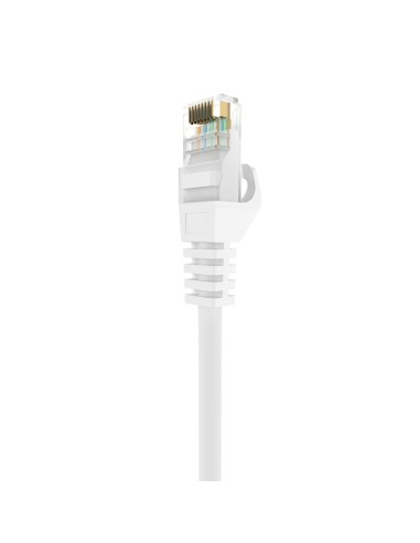 AISENS Cable de Red Latiguillo RJ45 LSZH Cat.6A 500 Mhz UTP AWG24, Blanco, 2.0M