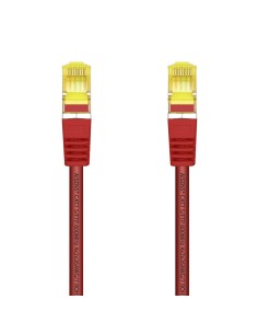 AISENS Cable De Red Latiguillo RJ45 LSZH Cat.7 600 MHz S FTP PIMF AWG26, Rojo, 1.0 m 2