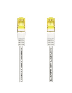 AISENS Cable De Red Latiguillo RJ45 LSZH Cat.7 600 MHz S FTP PIMF AWG26, Blanco, 0.5 m 2