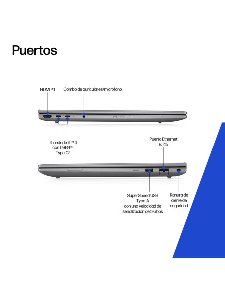 HP ZBook 8 G1i 16 Wolf Pro Security Edition - Data Science Intel Core Ultra 7 265H Estación de trabajo móvil 40,6 cm (16")