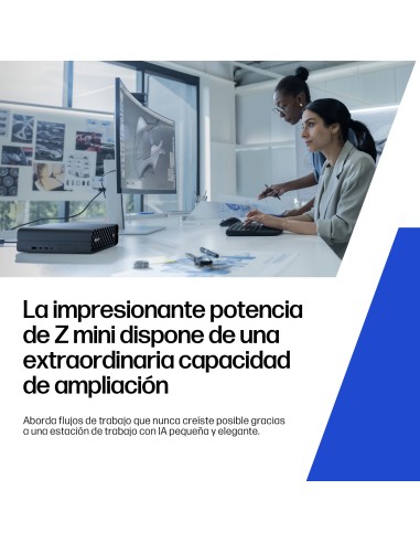 HP Z2 G1i Wolf Pro Security Edition Intel Core Ultra 7 265 16 GB DDR5-SDRAM 512 GB SSD NVIDIA RTX A1000 Windows 11 Pro Mini PC