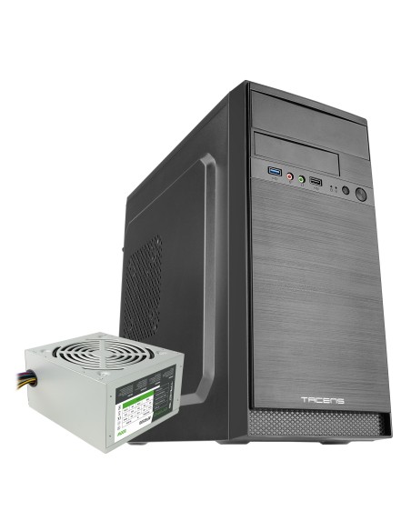 Tacens Anima Anima AC4500 - Caja de Ordenador de Sobremesa (MicroATX   Mini-ITX Minitorre + PSU 500W)