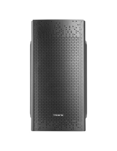 Tacens Anima AC6500, Caja Ordenador Compacta Micro ATX, Frontal Malla Refrigeración, Fuente Alimentación 500W, USB 3.0, Negro