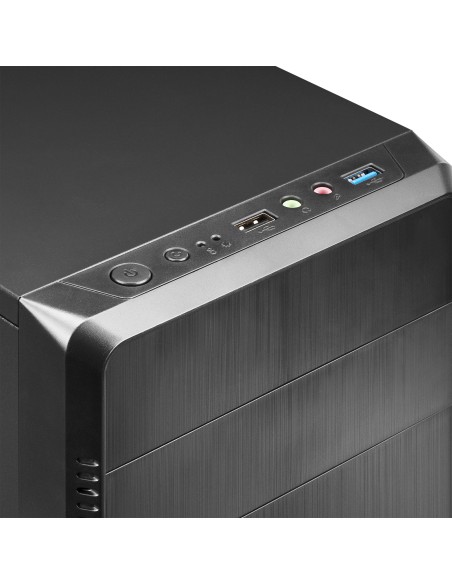 Tacens Anima Anima ACM500, Caja PC Micro ATX y Fuente PC 500W, Compacta, USB 3.0, Aluminio