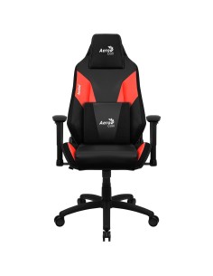 Aerocool ADMIRALBR Silla Gaming Profesional, Cojines Acolchados, Tecnología Air, Negro Rojo 2