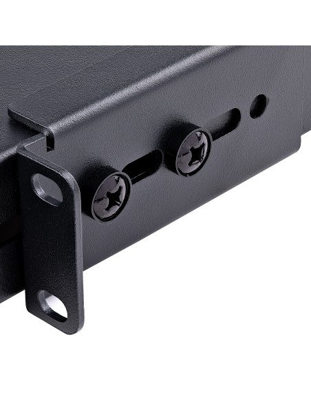 StarTech.com Estante Bandeja 1U Ventilada Ajustable para Montaje en Rack de Servidores - 150kg - de 19,5 a 38in (49,5 a 96,5cm)