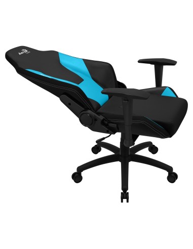 Aerocool ADMIRALBB Silla Gaming Profesional, Cojines Acolchados, Tecnología Air, Negro Azul