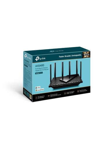 TP-Link Archer AX73 router inalámbrico Gigabit Ethernet Doble banda (2,4 GHz   5 GHz) Negro