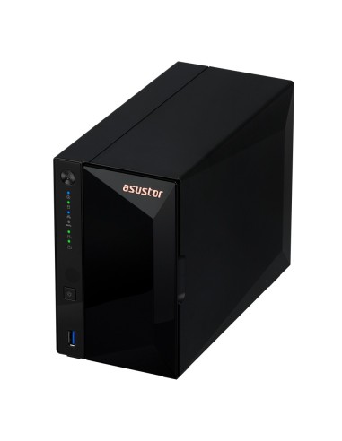 Asustor DRIVESTOR 2 Pro Gen2 AS3302T v2 NAS Realtek RTD1619B 2 GB DDR4 ADM Negro