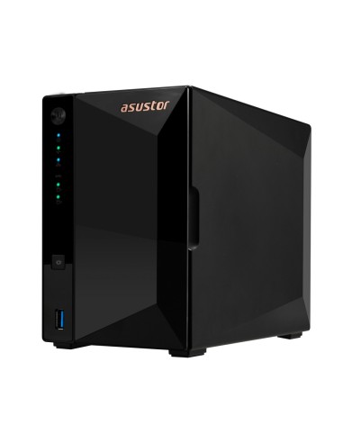 Asustor DRIVESTOR 2 Pro Gen2 AS3302T v2 NAS Realtek RTD1619B 2 GB DDR4 ADM Negro